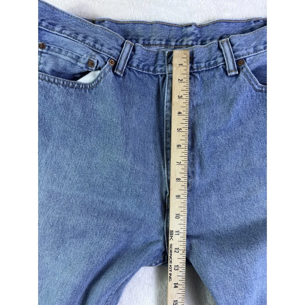 Levi's 505 Jeans Mens 40x30 Blue Denim Medium Wash Straight Leg Regular Fit